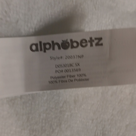 (Alphabetz) Baby Blanket - Picture 3 of 5